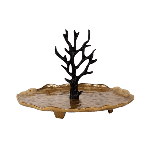 ALUMINIUM CAKE STAND (ANTIQUE & COLOR)